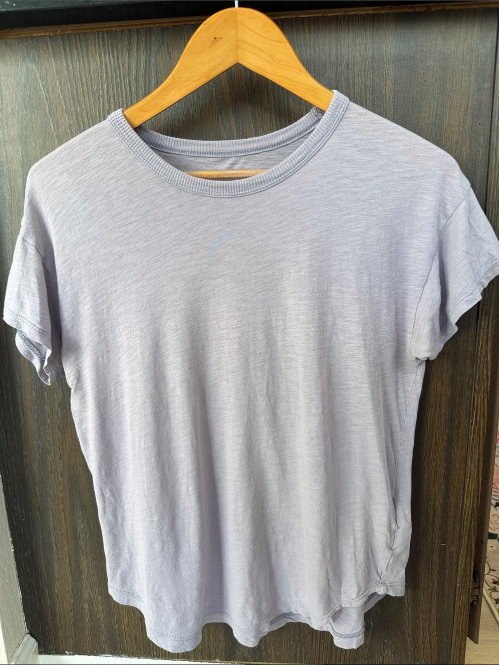 Madewell Pastel Lavender Crewneck Short Sleeve Tee